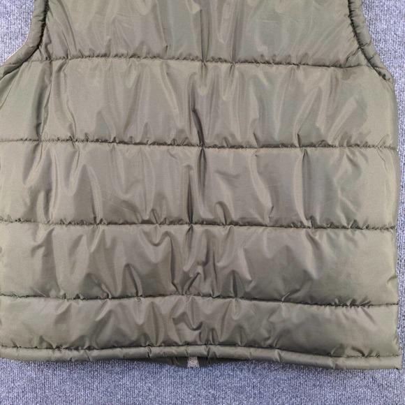 Fourcast Outerwear Men's Puffer Vest Green Large Sleeveless Polyester Coated - Picture 7 of 15